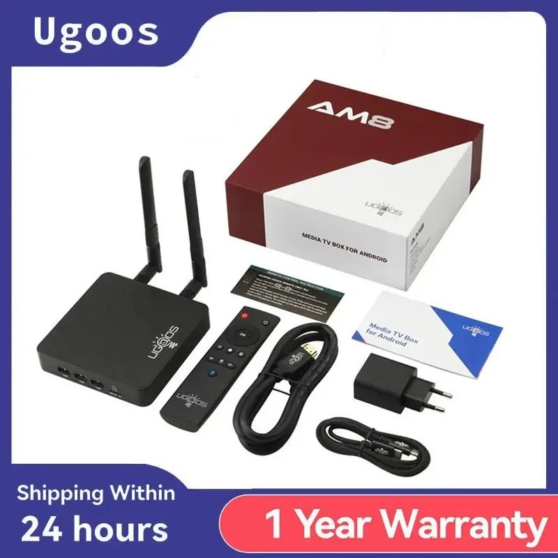 Ugoos AM8 PRO TV ڽ  ڽ, Amlogic S928X DDR4, 4GB RAM, 32GB ROM, ȵ̵ 11 , AV1 CEC HDR, WiFi6E, 1000M OTG BT5.3